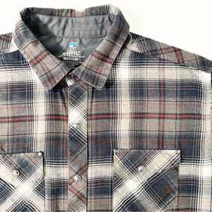 Kuhl Plaid Western Flannel with Snap Buttons - Size M